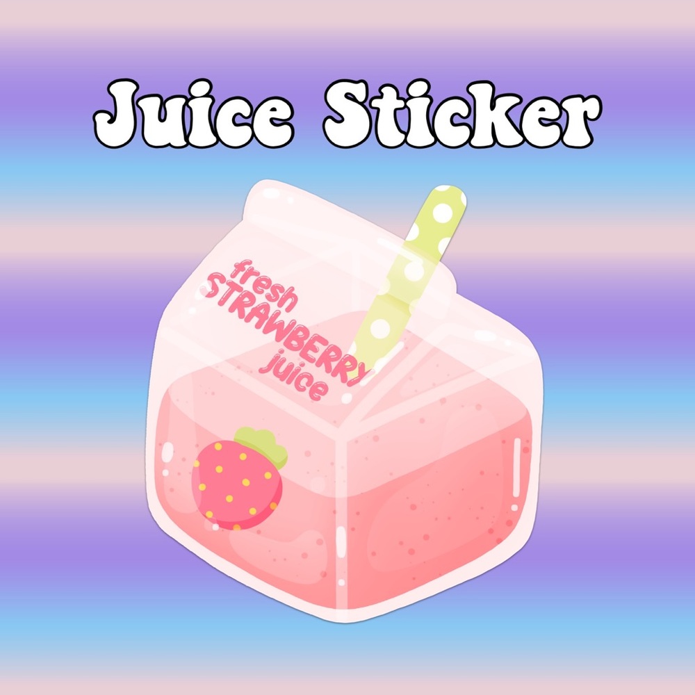 5/$5 Kawaii Sticker Juice Box